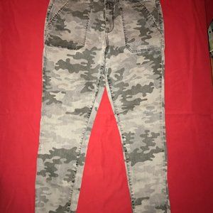 Camo Jean Leggings Sz 14